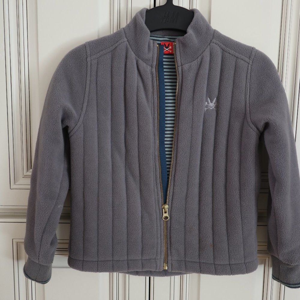 Boys Jacket, fleece, insulated size 5-6 slim.